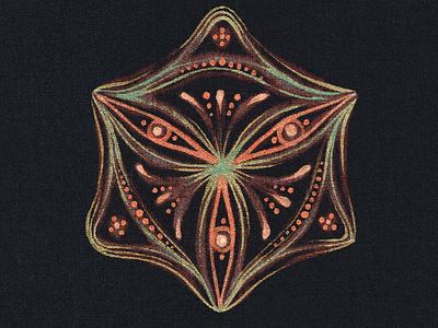 Alien Mandala art therapy mandala meditation ornamental pattern art pattern artist pattern design sacred art sacred geometry textile art textile artist textile artwork