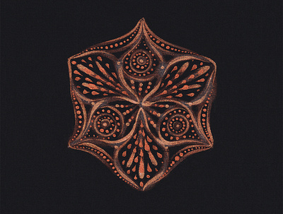 Space Dust acid art dark boho darkart darkartist darkly mandala pattern artist psychedelic sacred geometry trippyart trippydesign