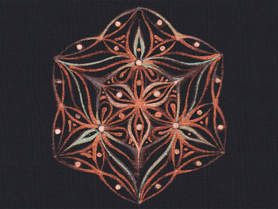 Dots illustration mandala meditation ornamental pattern art pattern design psychedelic sacred geometry surface design surface pattern textile