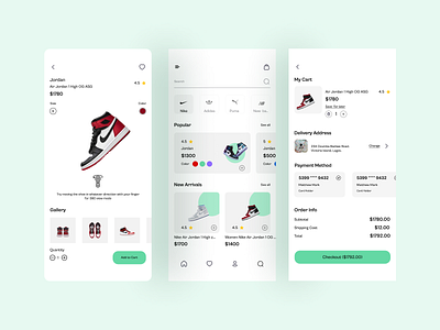 Shoe design concept app design fashion shoe