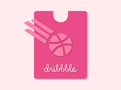 Dribbble app design dribbble icon invite logo material