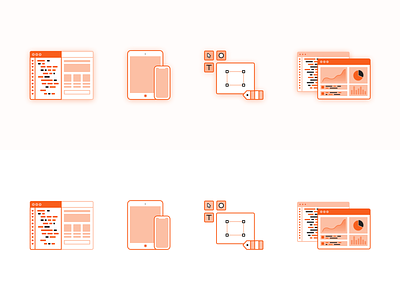Apricot Services Illustrations apricot icon illustration sketch software company vector