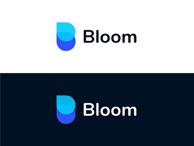 Bloom Logo app b branding icon illustration logo sketch vector