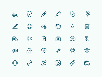 Medical & Health | Bazik Icons by Vladyslav Sobipan on Dribbble