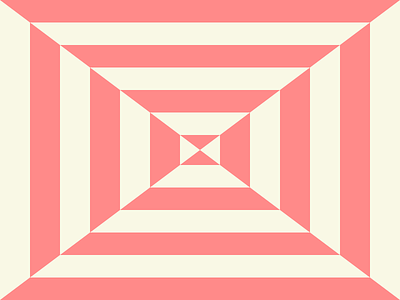 Inception #2 geometric optical illusion pattern stripes visual design