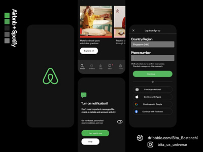 Redesigning The Airbnb app app design typography ui ux