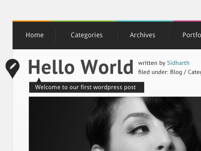 Playlist Wordpress Design