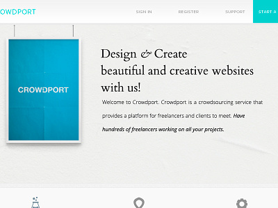 Crowdport Homepage