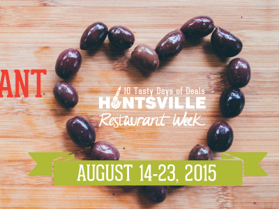 Huntsville Restaurant Week Billboard branding print restaurant restaurant week tourism travel