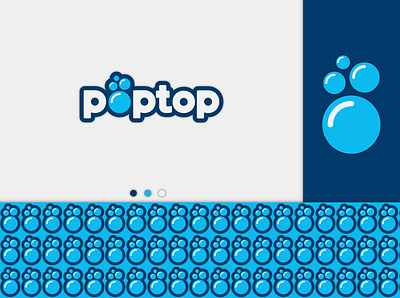 poptop adobe adobedesign behance blue branding bubbles company coollogo design drink fun graphicdesign illustration inspiration inspire light logo logodesign logoinspiration poptop