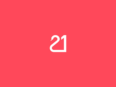 21 Swan 21 bird icon logo logonumber number swan swanlogo