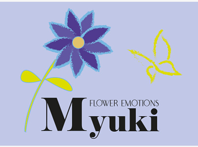 Myuki Flowers Shop Logo