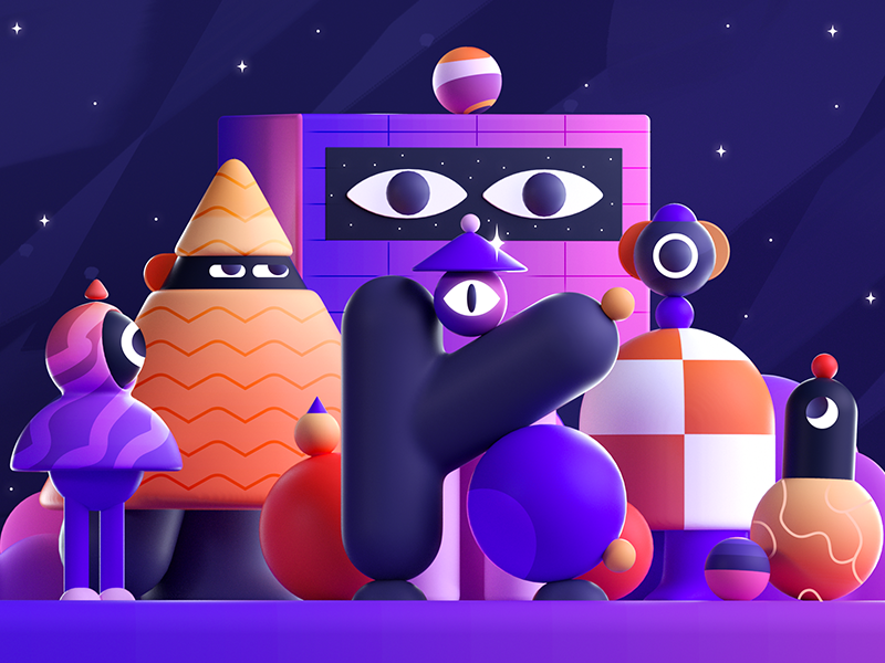 “K” Character Cartoon by Mattey on Dribbble