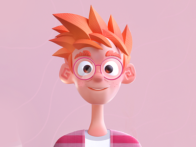 Jacob Character 2d 3d character characterdesign children colors design illustration sculpt young