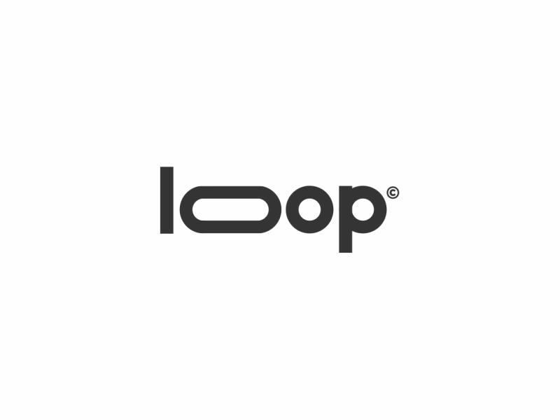 Loop Logo Animated 2d circles loop motion rebrand