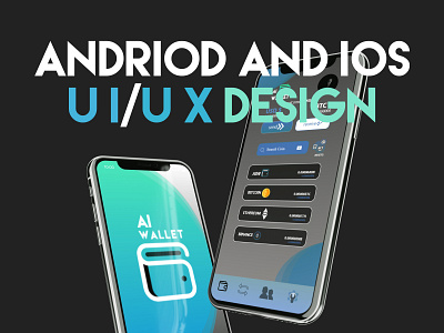 UI/UX Design of a Cryptowallet app