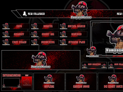 Twitch Overlays livestreamer mascotlogoforstreamer onlinegamer streamer twitchfacem twitchgamer twitchoverlay twitchtv