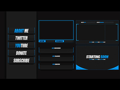 Twitch Overlay Package