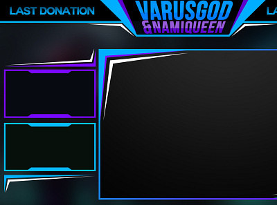 Streamer Twitch Overlay free Template animatedfacecam facecam logo mascot logo mtwitch overlary streamer streamer overlay twitch twitch logo youtube budge
