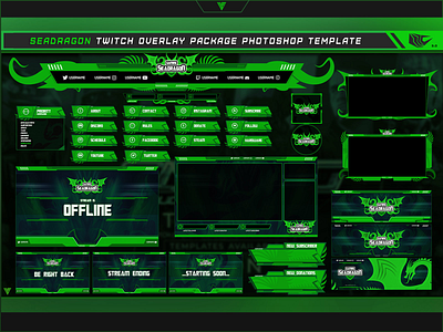 Streamer Twitch Overlay moscotlogo