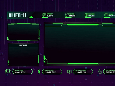 Streamer Twitch Overlay