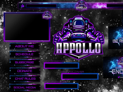 Twitch Overlays Template