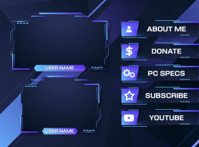 Twitch Overlays Template bhfyp