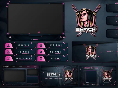 Twitch overlay package