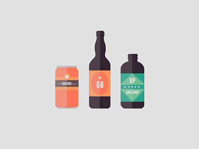 Love for bottles beer bottle illustration vector