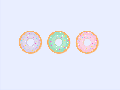 I Donut Care donut illustration vector