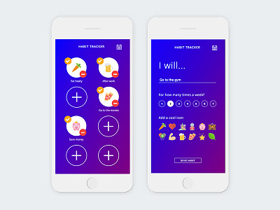 Habit Tracker App app illustration