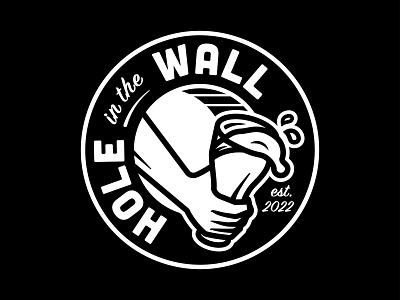 Hole in the Wall bar brand brandidentity branding logo pub restaurant