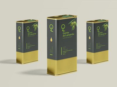 Quinta do Lameirão Olive Oil Can branding logo packaging design