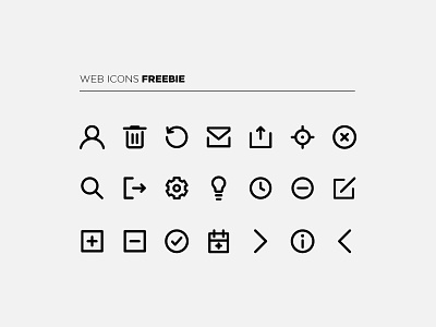 Web Icons | Freebie