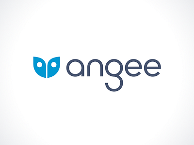 Angee Brand Facelift branding custom home logo owl security symbol type typography