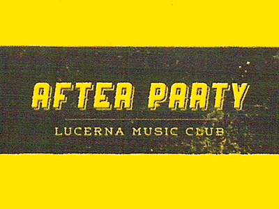 After Party! lettering letterpress lost ranger retro type vintage weston