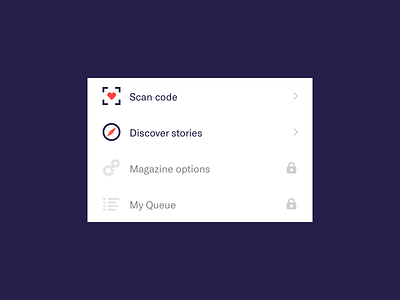 Samizdat 10 app discover icons list locked magazine settings