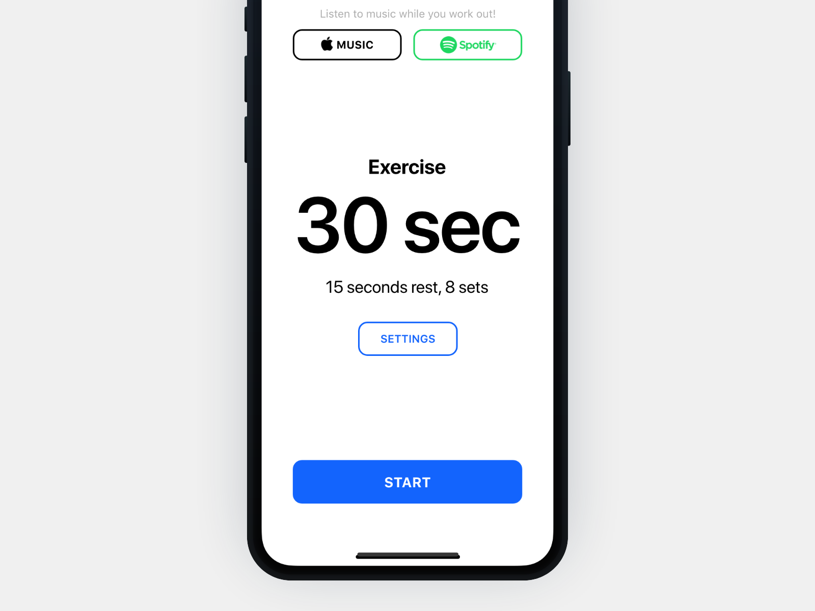 Workout Timer App Start by Jakub Foglar on Dribbble