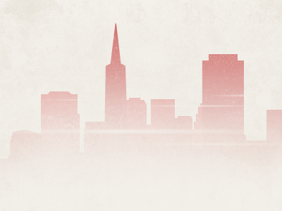 I hear it’s foggy in San Francisco california city cloudy fog grunge noise paper san francisco skyline subtle texture