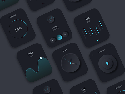 Apple Watch App Dark Theme Fitness
