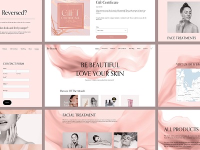Bebeauty Website Rebranding beauty industry bebeauty website squarespace ui ux webdesigner website website builder website design website redesign