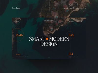 Architect & Design Company Website Concept