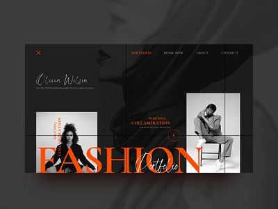 Fashion Portfolio - Website Concept adobe xd black and white branding design digital design fashion fashion site fashion webdesign fashion website product design style trendy uiux webflow website website 2022