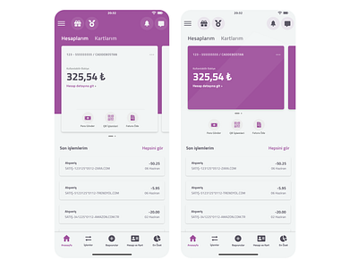 enpara.com Mobile Bank App bank app concept mobile app mobile banking app mobile ui redesign