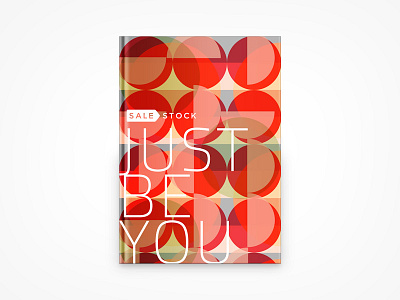 Just be you cover design notebook sale stock