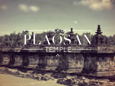 Plaosan Temple banner place temple texture type