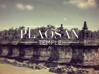 Plaosan Temple