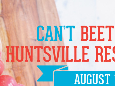 Huntsville Restaurant Week, Promotional Banner banner marketing print print media