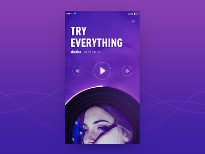 Day43 - Music App Design ios10 music