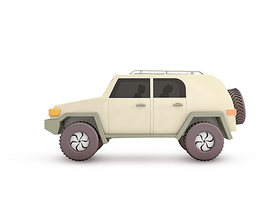 Day48 - 3d Jeep 3d car jeep